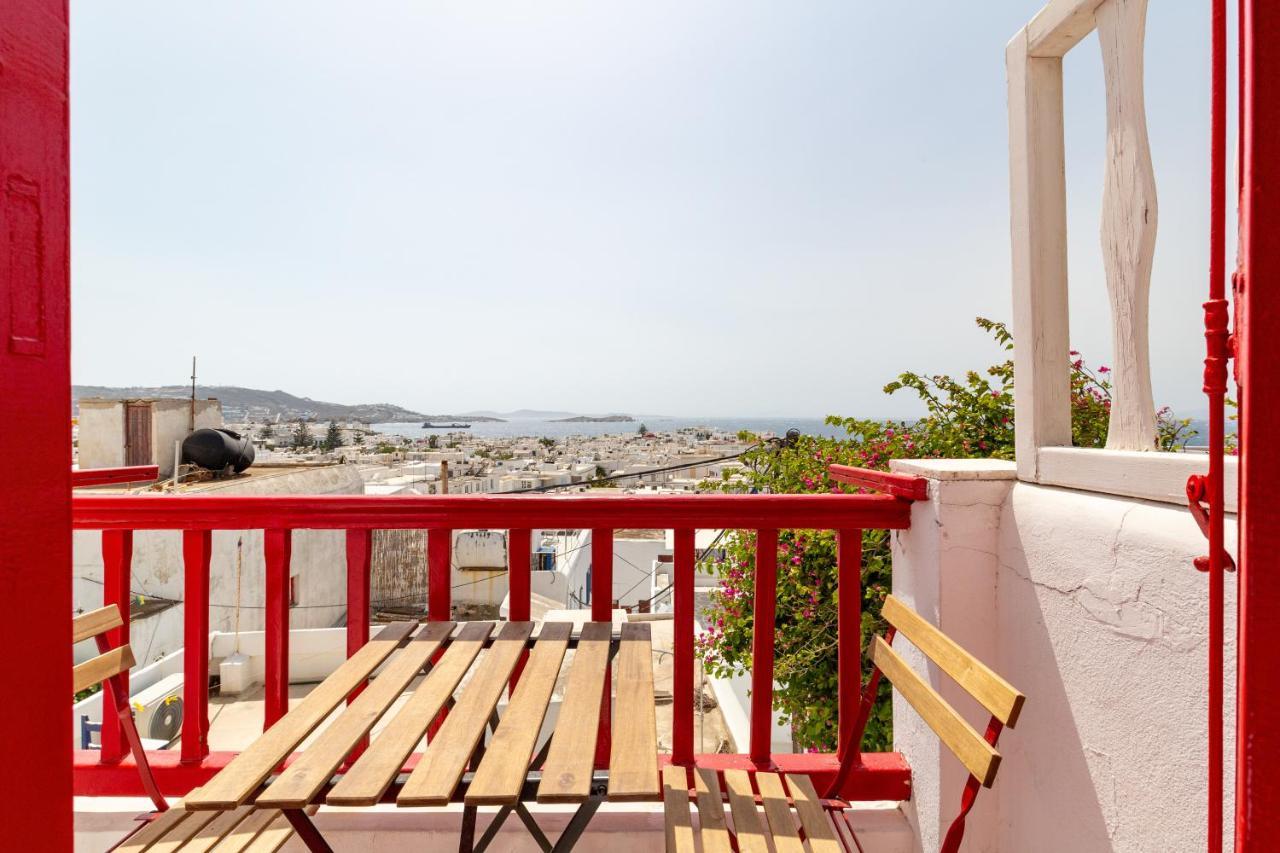 Elenitas Town House With Balcony And Sea View Apartamento Mykonos Town Exterior foto
